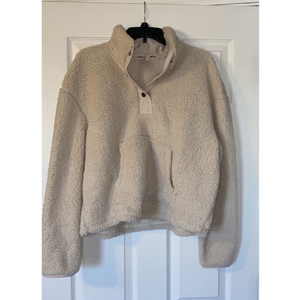 Fleece pull-over jacket